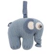 Sebra Music Mobile Knitted Elephant Powder Blue Sale