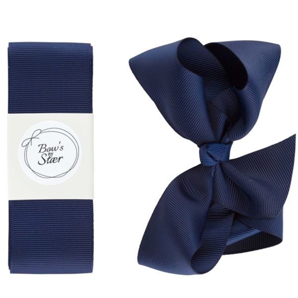 Bow s by Stær Dåpsbånd m. sløyfe Navy Online now