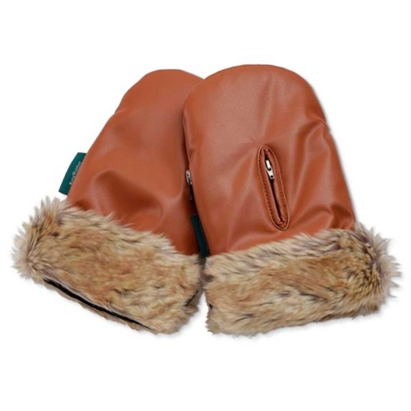 KongWalther Østerbro Barnevogn Hanske Faux Toffee Fur Hot on Sale