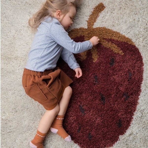 Ferm Living Fruiticana Strawberry Rug Online Hot Sale