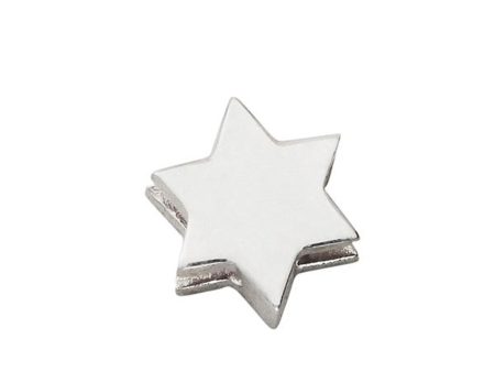 Design Letters Star Charm Sterling Silver Discount