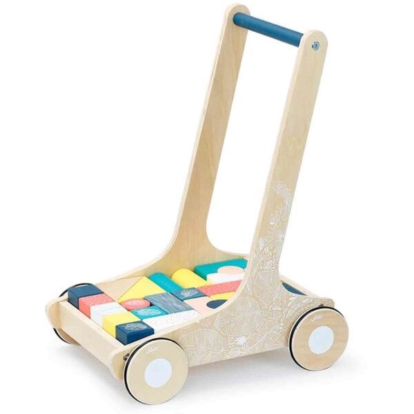 Vilac Wooden Walker with Blocks Discount