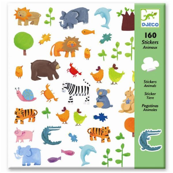 Djeco Stickers Wild Animals Online Sale