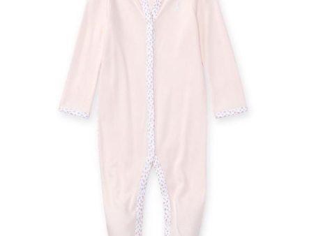 Polo Ralph Lauren Baby Girl One Piece Coverall Floral Delicate Pink Online now