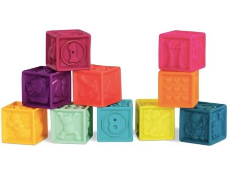 B-toys One Two - Soft Blocks Mint Discount