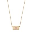 Design Letters MOM Necklace GOLD Plated Online now