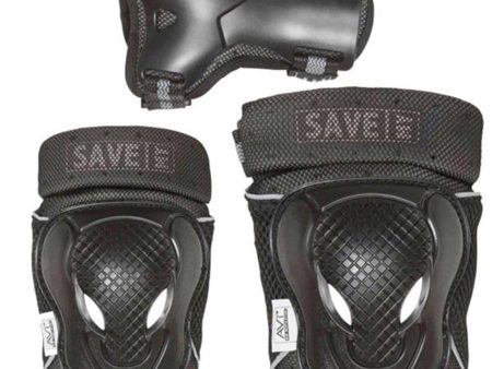 Street Surfing Save My Bone Protecting Set Black For Sale