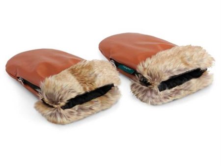 KongWalther Østerbro Barnevogn Hanske Faux Toffee Fur Hot on Sale