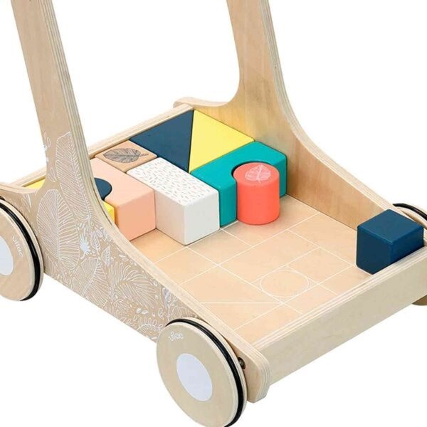 Vilac Wooden Walker with Blocks Discount