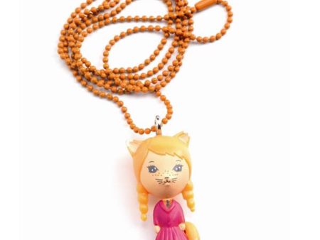 Djeco Lovely Charm Necklace Cat Supply