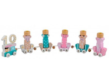 Magni Birthday Train Animals Pink Blue Online Sale